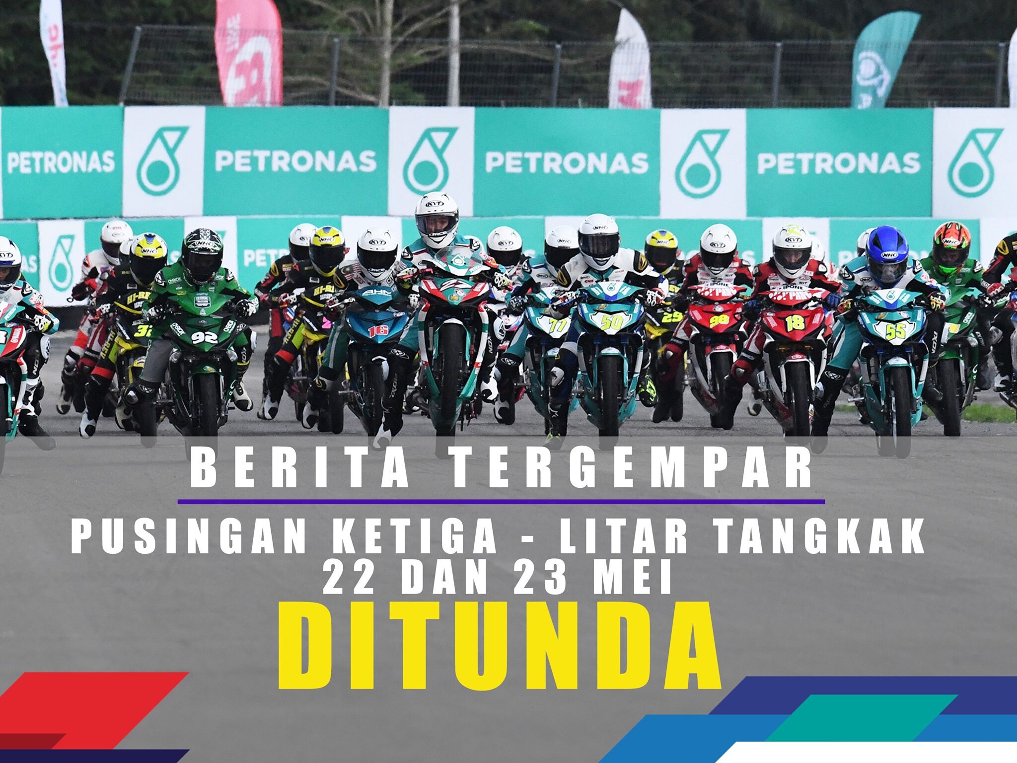 Penganjur Cub Prix Malaysia 2021, Safe Aim Mutual Sdn Bhd memohon maaf di atas segala kesulitan dialami semua pihak