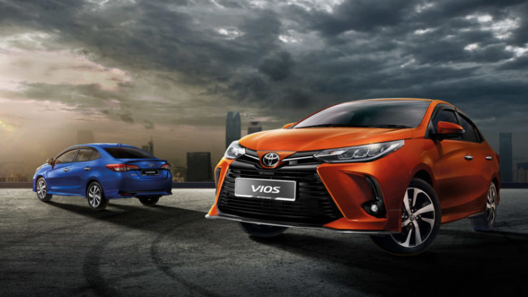 Vios antara model mendapat permintaan tinggi di negara ini. - Foto ihsan Toyota