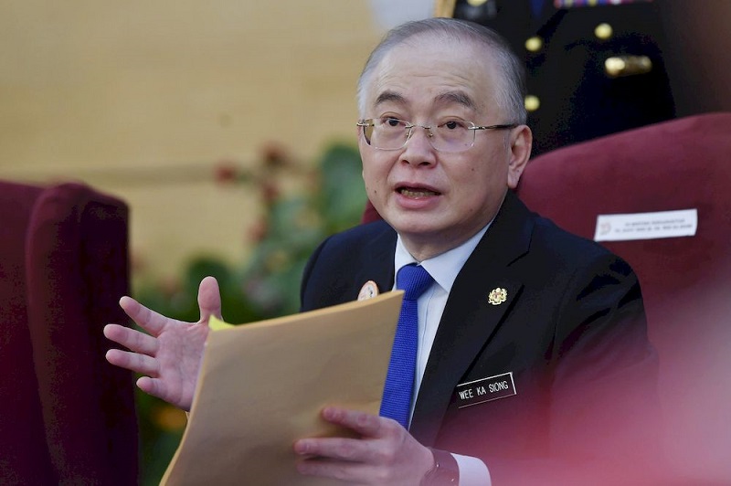 Pengangkutan, Datuk Seri Wee Ka Siong. - Foto ihsan Malay Mail