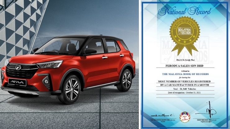 perodua rekod