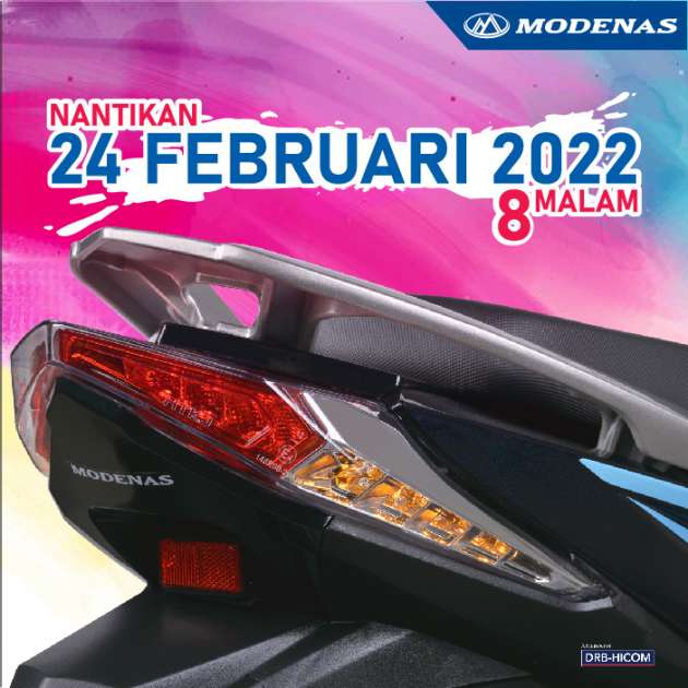 Imej Karisma 125 S yang dimuatnaik oleh Modenas di media sosial. - Foto ihsan Facebook/Modenas