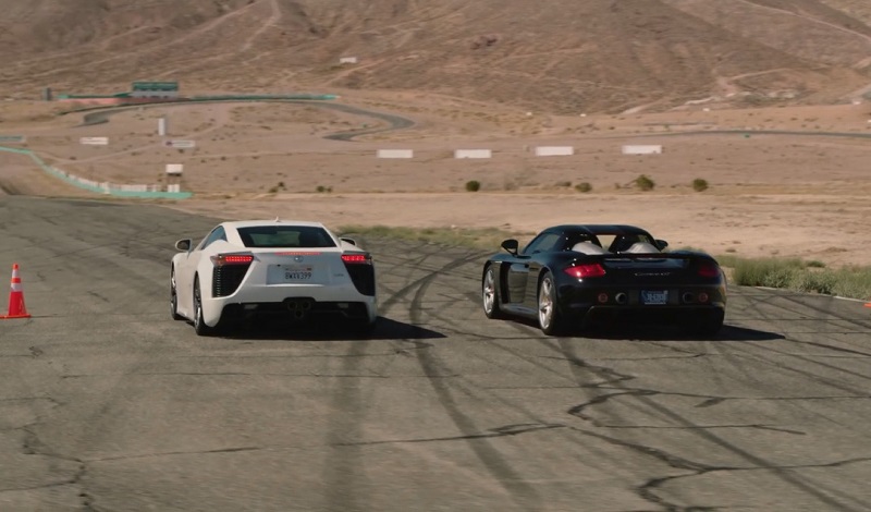 porsche carrera gt lexus lfa drag 03