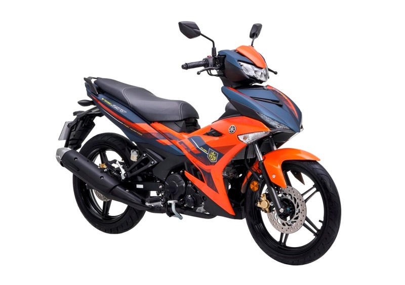 Yamaha Y15ZR Orange 45 Front Right