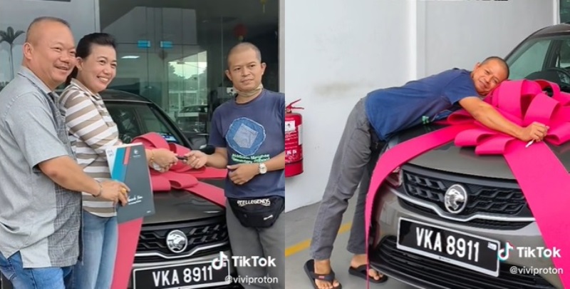 majikan hadiahkan proton saga pada pekerja