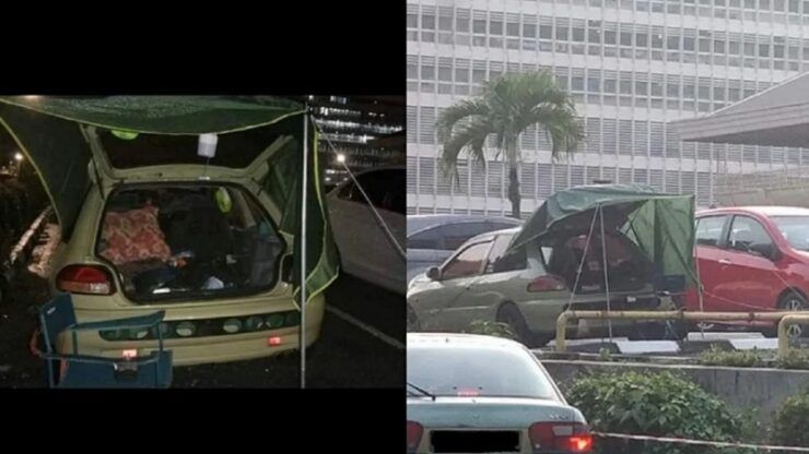 tinggal di hospital