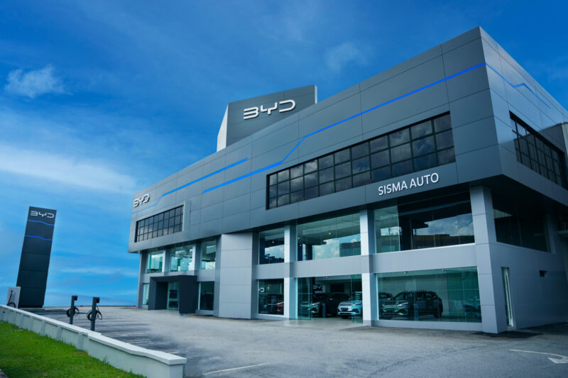 BYD SISMA Auto Glenmarie 3S Centre is the only BYD Class A facility in Malaysia