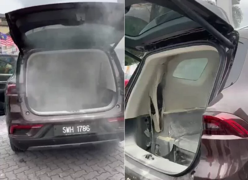 Proton X90 berasap 01
