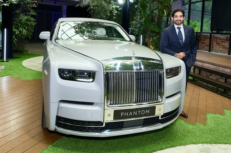 Anas Zawawi Khalid, Director of Rolls-Royce Motor Cars Kuala Lumpur launches Phantom Series II in Malaysia