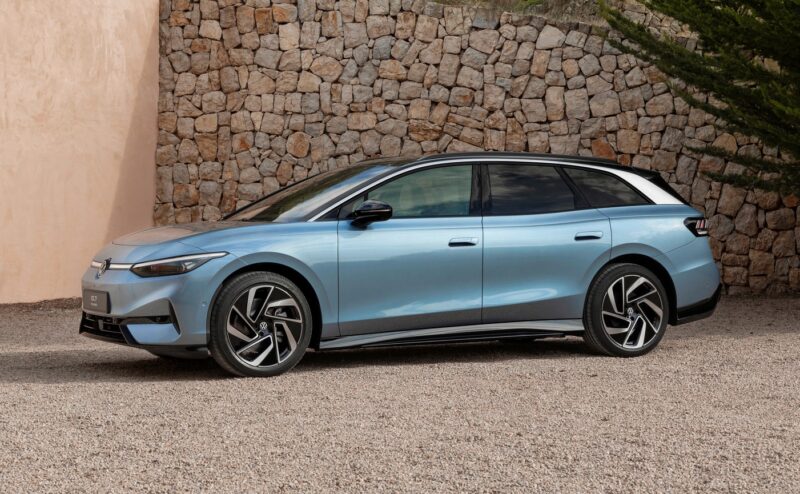 The all-electric Volkswagen ID.7 Tourer