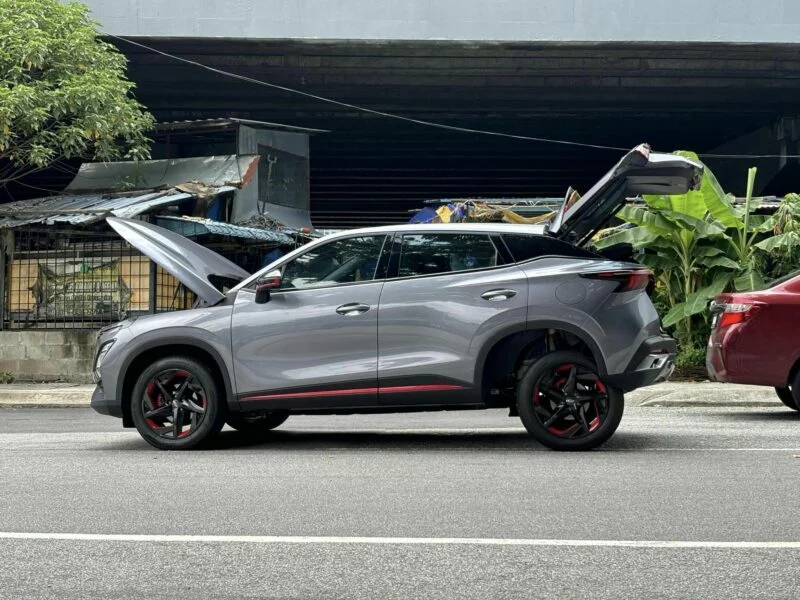 Chery Omoda 5 gandar belakang patah