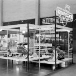 Stand Innocenti alla Mostra del motociclo10/12/1956