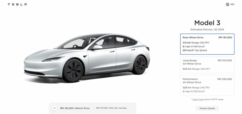 Tesla Model 3 Malaysia (1)