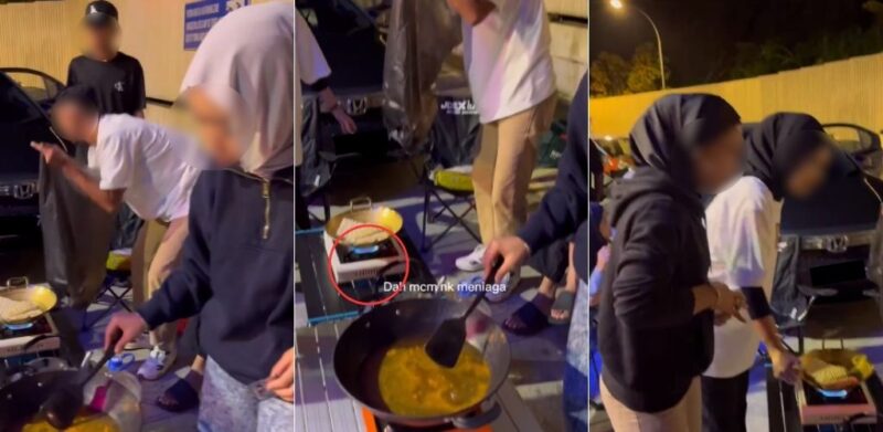 Tular-berkelah-memasak-di-stesen-minyak-sekumpulan-anak-muda-disekolahkan-netizen