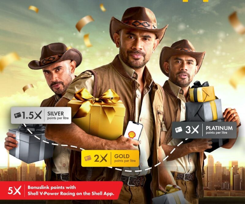Shell’s new rewards program offers more BonusLink points per litre exclusively through the Shell App, providing Silver, Gold, and Platinum members with up to 3x points on every purchase.